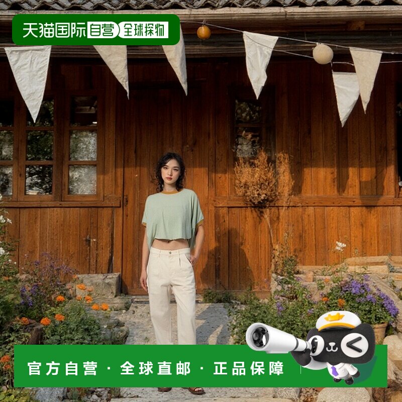 1h可退 日本直邮6 BEAUTY&YOUTH UNITEDARROWS  6(ROKU) 字母T恤