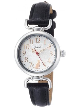 日本直邮J·AXIS日韩腕表动物图标手表HL194-BK黑色男士腕表