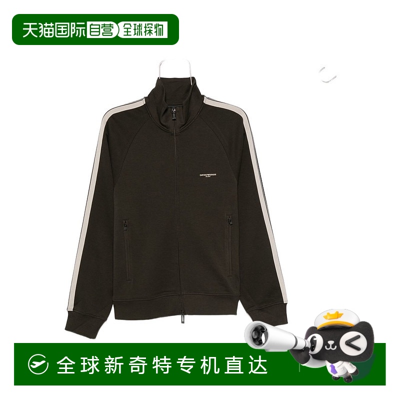 1h可退 欧洲直邮emporio armani 男士 帽衫运动夹克衫