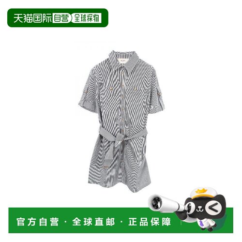 日本直邮中古二奢Celine赛琳女A级95新one piece连衣裙棉上衣蓝色