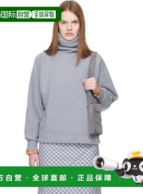 1h可退 香港直邮潮奢 Baserange 女士 蓝色 Mea 高领毛衣 PUMET