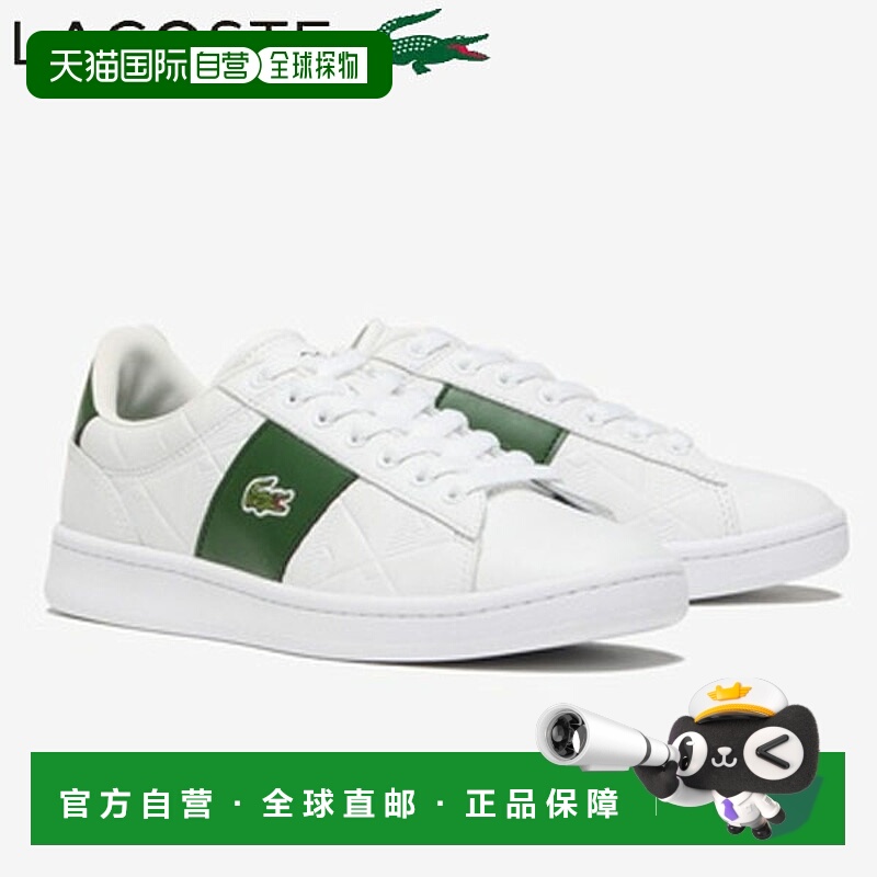 日本直邮LACOSTE CARNABY SET 1252 APAC SFA 女士休闲皮革运动鞋