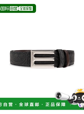 1h可退 香港直邮ETRO 男士腰带 MP3D0001AA063M0019 SS2025 黑色