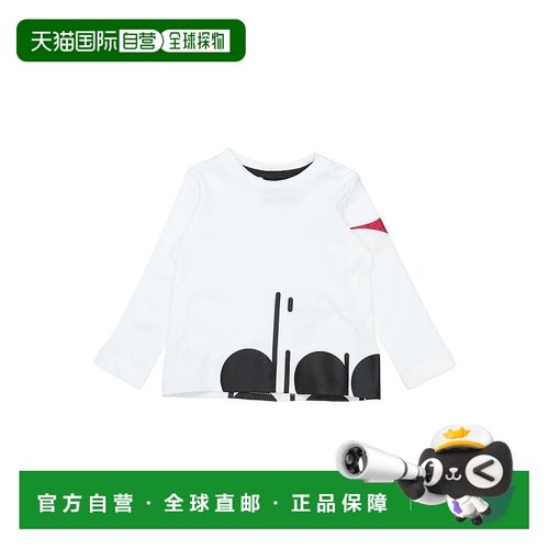 1h可退 香港直邮潮奢 Diadora 迪亚多纳 婴儿 T恤童装 white白色