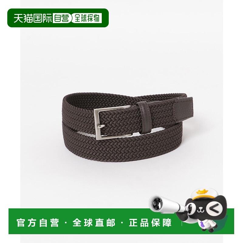 1h可退 日本直邮LIFE STYLE TAILOR 男士 意大利网眼 皮质拼接 伸