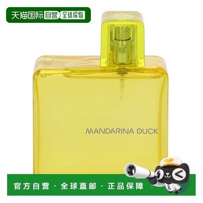 欧洲直邮Mandarina duck黄色女香香水EDT清新持久留香100 g
