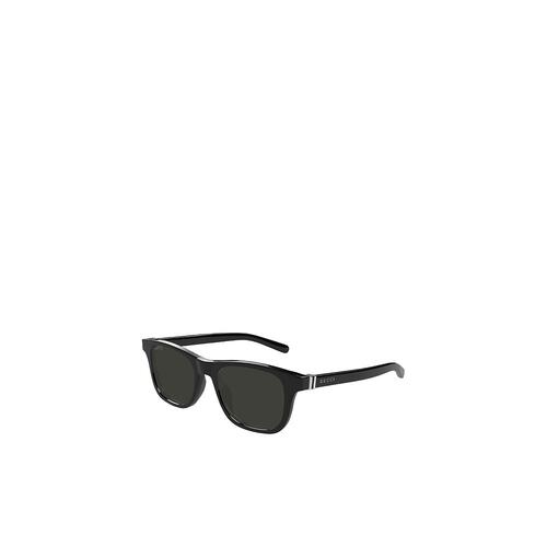 GUCCI 男士眼镜 GG1671S005 AW2024 黑色 几何框太阳镜