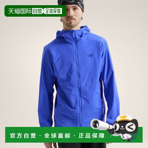自营1h可退 ARC TERYX/始祖鸟 ATOM SL男士蓝色尼龙夹克外套男装