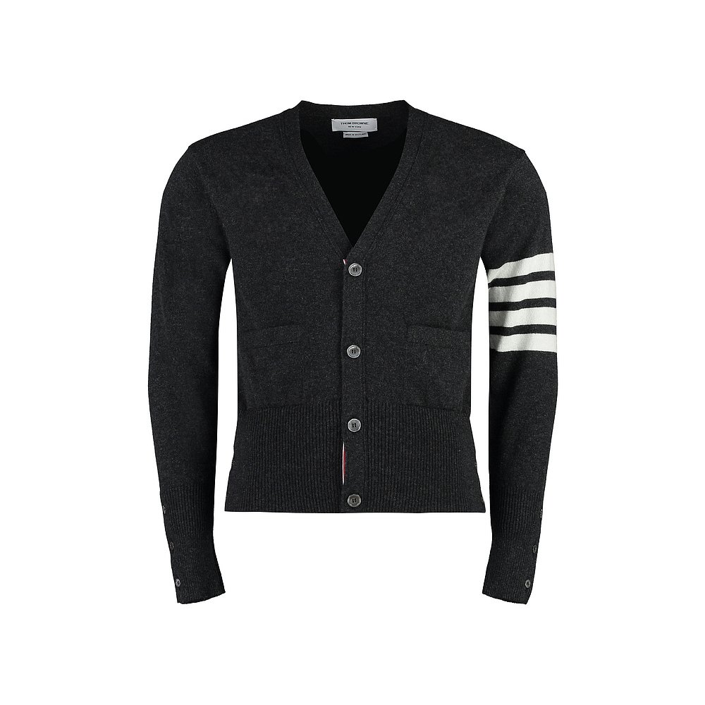 THOM BROWNE 男士针织毛衣 MKC001A00011022 CO 黑色