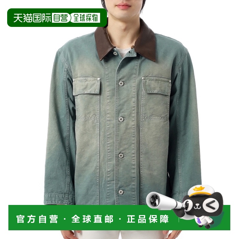 韩国直邮AURALEE 有机棉鸭绒夹克 (A25SB01CD 灰绿色) 夹克