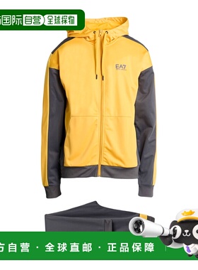 1h可退 香港直邮潮奢 Ea7 男士 Outfit 运动运动装 yellow黄色 舒
