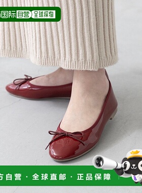 日本直邮Menue 蓬松跟脚圆头芭蕾鞋一脚蹬平底鞋 ME8623BW00047
