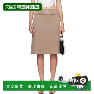 香港直邮Courreges Tracksuit 女士 Interlock 半 灰褐色 1h可退