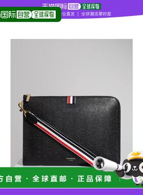 韩国直邮Thom Browne手拿包男女同款简约黑色MAC083A 00198 001