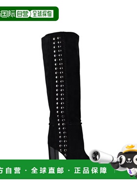 1h可退 香港直邮Saint Laurent 圣罗兰 女士 BOTTES SL DAIM CLOU