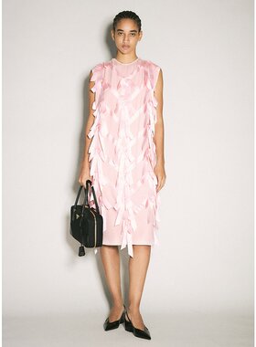 潮奢 Prada 普拉达 女士 Sablé 中长连衣裙 P3N88R15ZQF0482