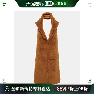 诺悠翩雅 香港直邮潮奢 Piana 毛羊皮围巾 Loro 女士Hooded