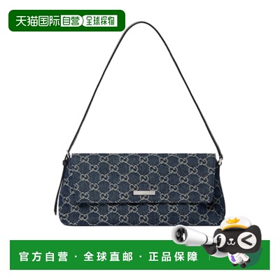 1h可退 香港直邮GUCCI 女士斜挎包 874744FAF8V4042 CO 蓝色 Madi