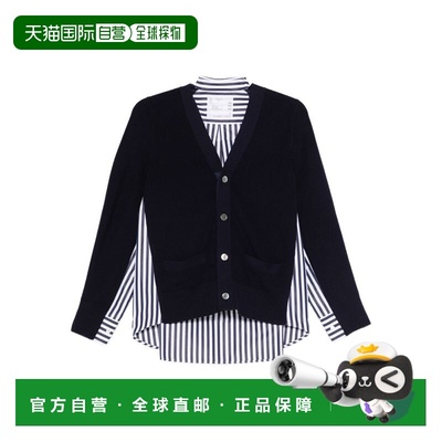 1h可退 香港直邮潮奢 Sacai 女士 蓝色毛线衫 SCW332 blue蓝色 舒