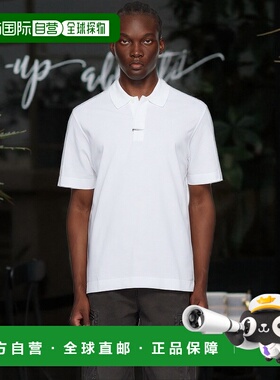 1h可退 香港直邮潮奢 Givenchy 纪梵希 男士 白色 Tie Clip Polo