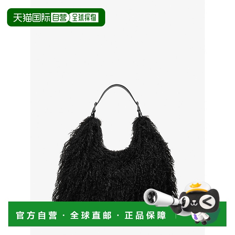 自营michael korsNolita Large Faux Shearling Hobo Shoulder Ba