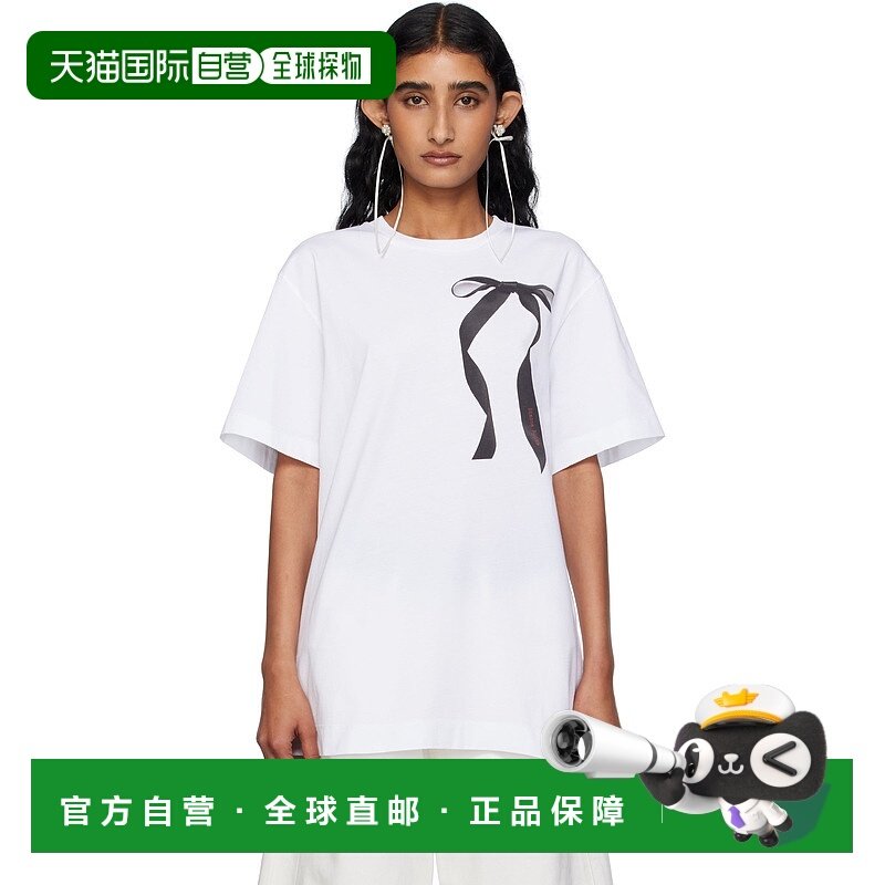 1h可退 香港直邮潮奢 Simone Rocha 蒙娜 罗莎 女士 白色 Ribbon