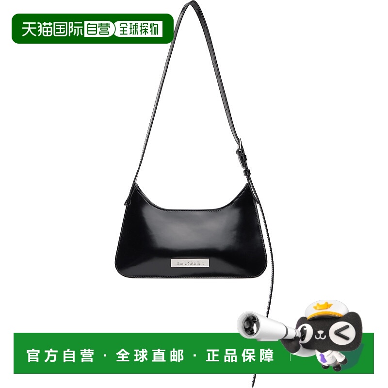香港直邮潮奢 Acne Studios 艾克妮 女士 黑色迷你 Platt 单肩包