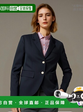 香港直邮THOM BROWNE 女士夹克 FBC010HF0169415 AW2024 蓝色外套