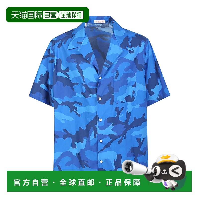 1h可退 香港直邮VALENTINO 男士T恤 1V3AAA908RH7PRBLUE AW2025