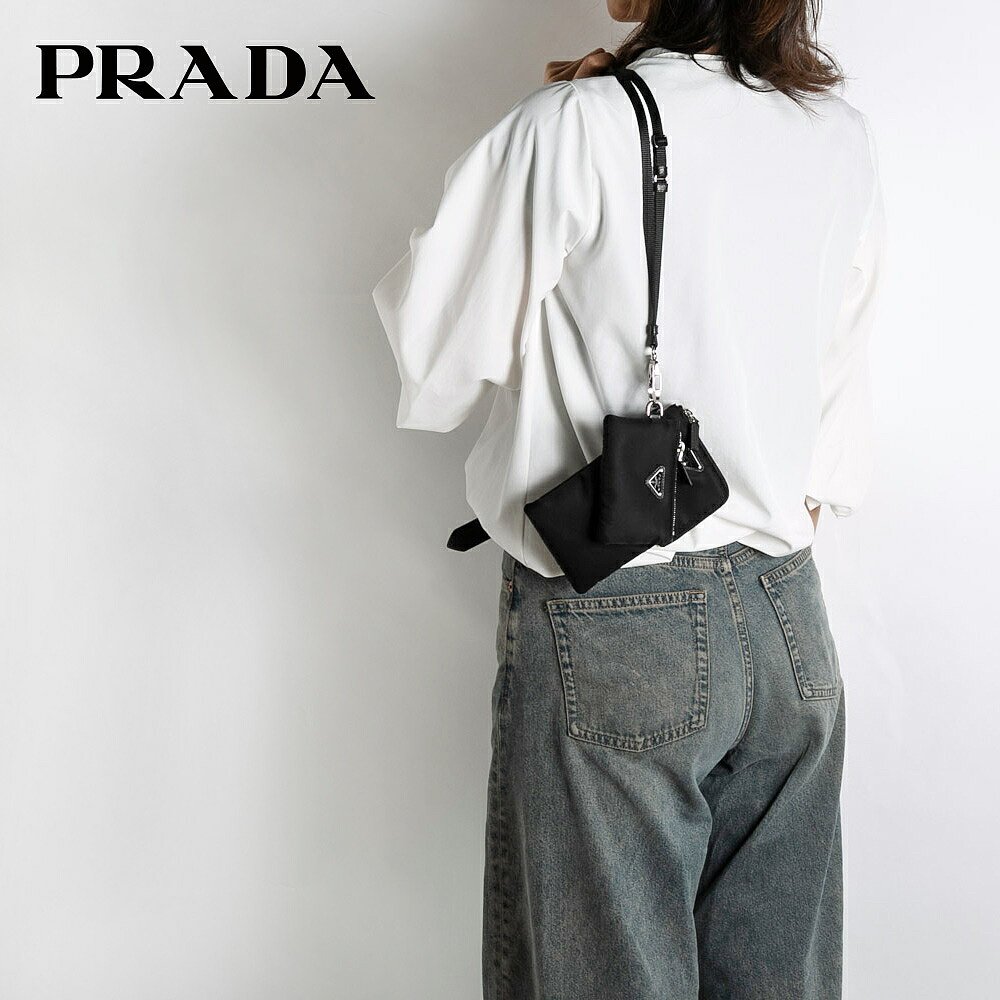 日本直邮Prada ReNylon 颈袋单肩包手机壳 2TT091 2DMI Fit House