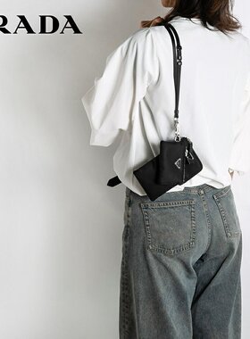 日本直邮Prada ReNylon 颈袋单肩包手机壳 2TT091 2DMI Fit House