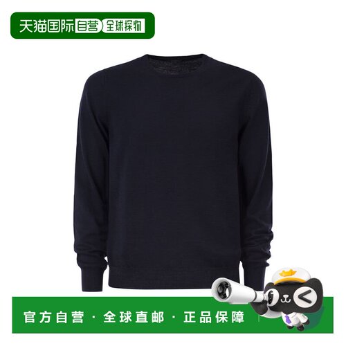 香港直邮KITON 男士针织衫 UKS002403000 AW2025 蓝色 Long-sleev