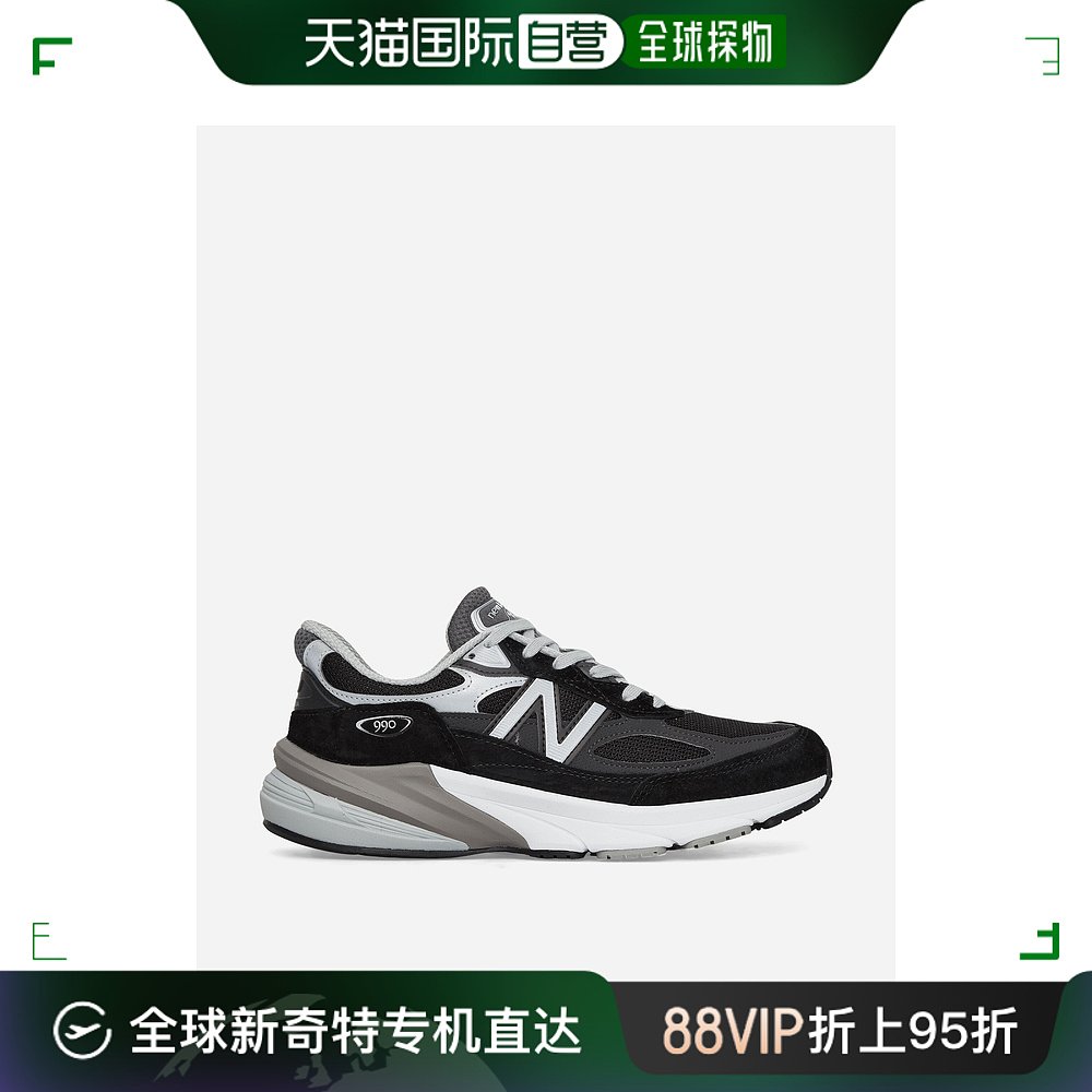 香港直邮潮奢 New Balance  男士 990v6 美国制造黑色运动鞋 流行男鞋 时尚休闲鞋 原图主图