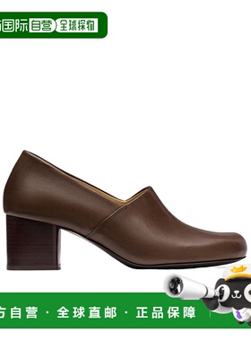 香港直邮Lemaire 粗跟高跟鞋 FO0194LL0078厚底鞋单鞋