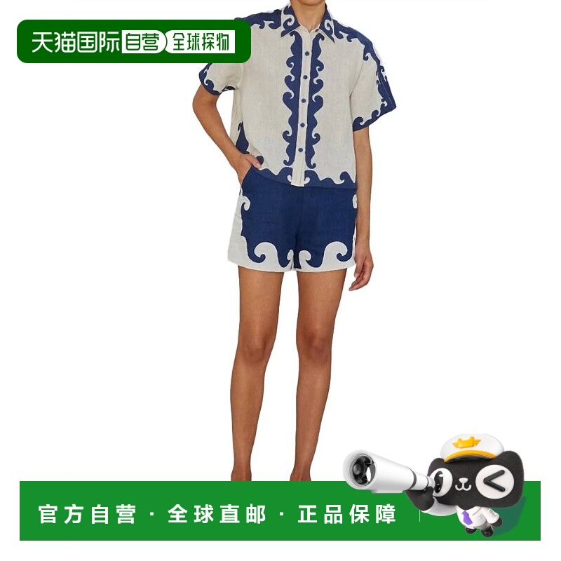 自营 carolina k海军蓝 Gilda Short - 海军蓝 美国奥莱直发短裤