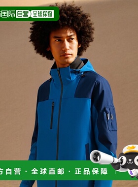 【日本直邮】Xebec 背绒防风夹克 秋冬 蓝色AZ10312 006 4L
