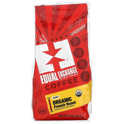 香港直发Equal Exchange公平交易有机咖啡豆粒粒饱满圆润283g研磨