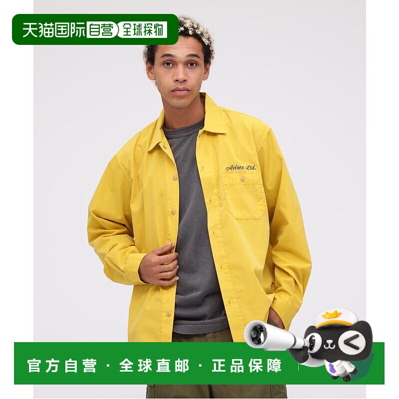 日本直邮AVIREX EC FADED WORK 长袖速干衬衫AV1129EM024906