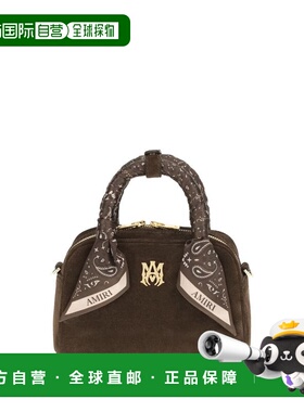 自营Amiri Calf Leather Bos Taurus Shoulder Women's Bag - bro