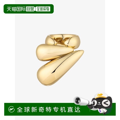 欧洲直邮GIVENCHY (2025新品) 猫科动物金属戒指 - 金黄色