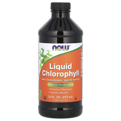 香港直发NOW诺奥叶绿素铜钠清新口气体内净味补充剂473ml