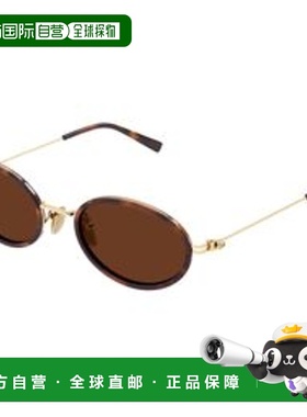 1h可退 香港直邮潮奢 Gucci 古驰 女士 HAVANA-GOLD-BROWN INJECT