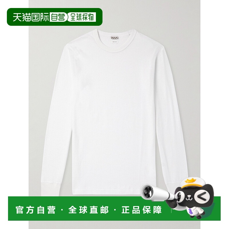 1h可退 Visvim 维斯维木 男士 Sublig Thermal 棉质羊绒T