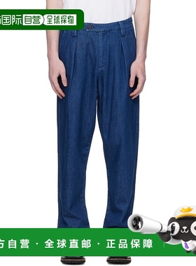 1h可退 香港直邮潮奢 A.P.C. 男士 海军蓝 Renato 牛仔裤 COHALH0