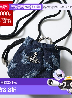 日本直邮Vivienne Westwood Nano Hilary 挂绳单肩包55040001U W0