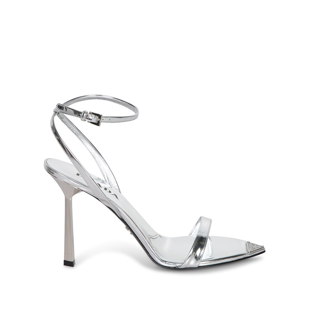 PRADA 女士凉鞋 1X923M3AU1F0118 AW2025 银色