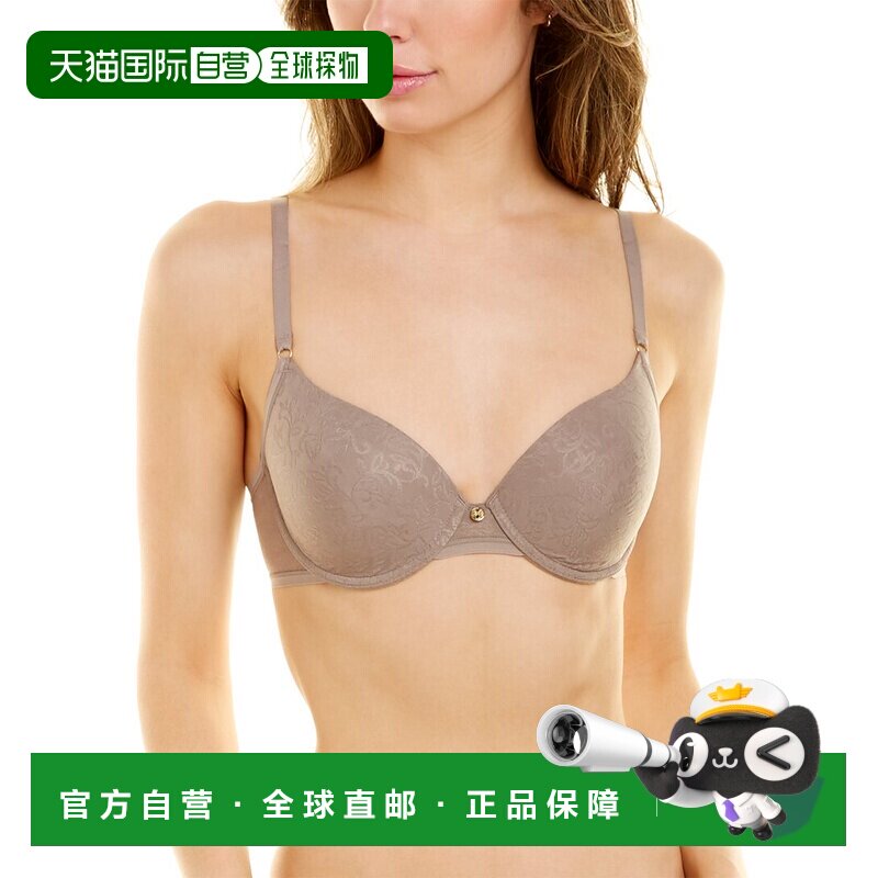 自营 Natori 透明提花文胸 - 灰色 美国奥莱直发性感内衣