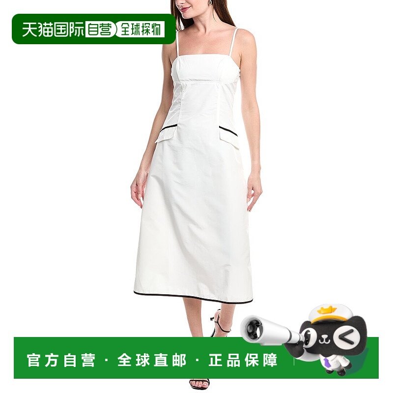 自营 endless rose无尽玫瑰迷笛连衣裙-白色 美国奥莱直发