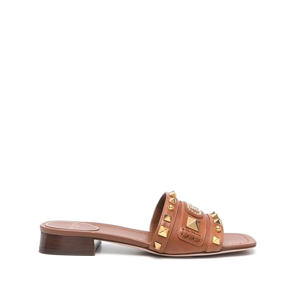 Valentino 华伦天奴 女士 铆钉拖鞋 WS0LT2ZQF
