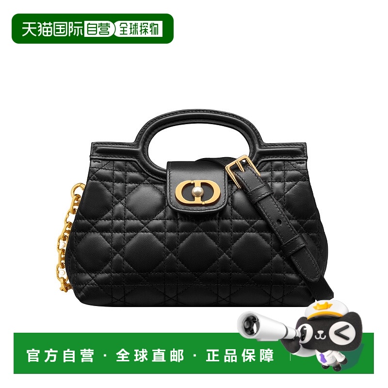 1h可退 香港直邮DIOR 女士手提包 S3123UNJBM900 AW2025 黑色 Dio